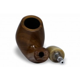 Cachimbo Bertoldi Elite Nº 1 Natural com Filtro Permanente